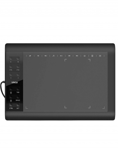 Графический планшет для рисования VINSA, 250×150 мм-2