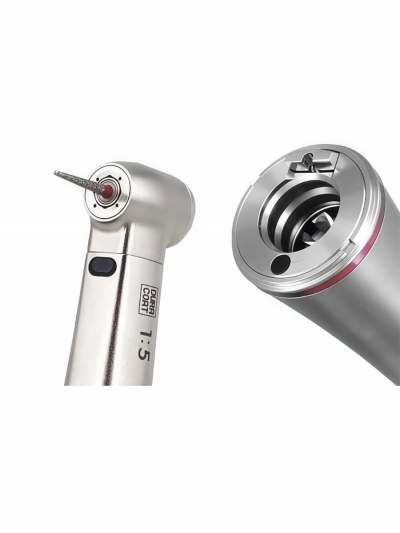 Фото: Стоматологический низкоскоростной угловой наконечник Sunt smil lux 1:5 с генерацией света-3 Стоматологический низкоскоростной угловой наконечник Sunt smil lux 1:5 с генерацией света-3